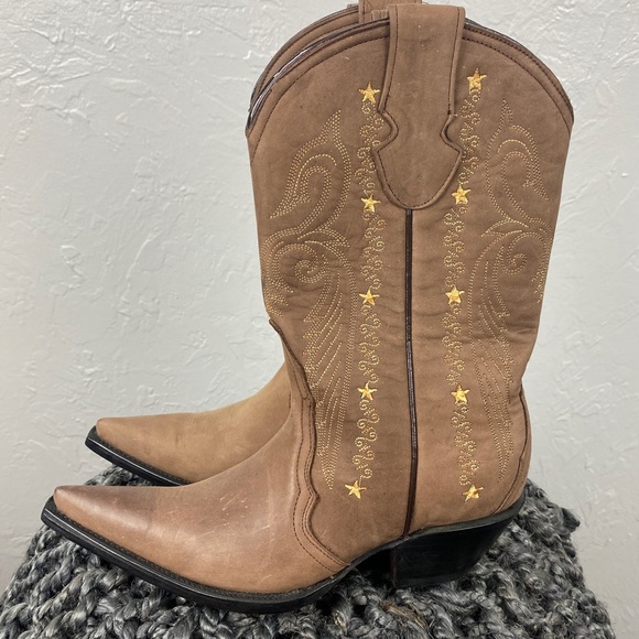 Women’s like new Jar Star Cowboy Boots Mexican Western size 6 - Picture 4 of 12